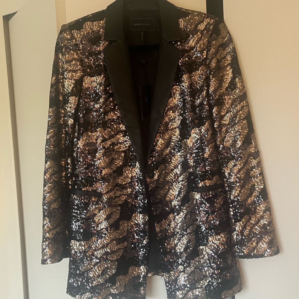 Super cute BCBG sequin blazer